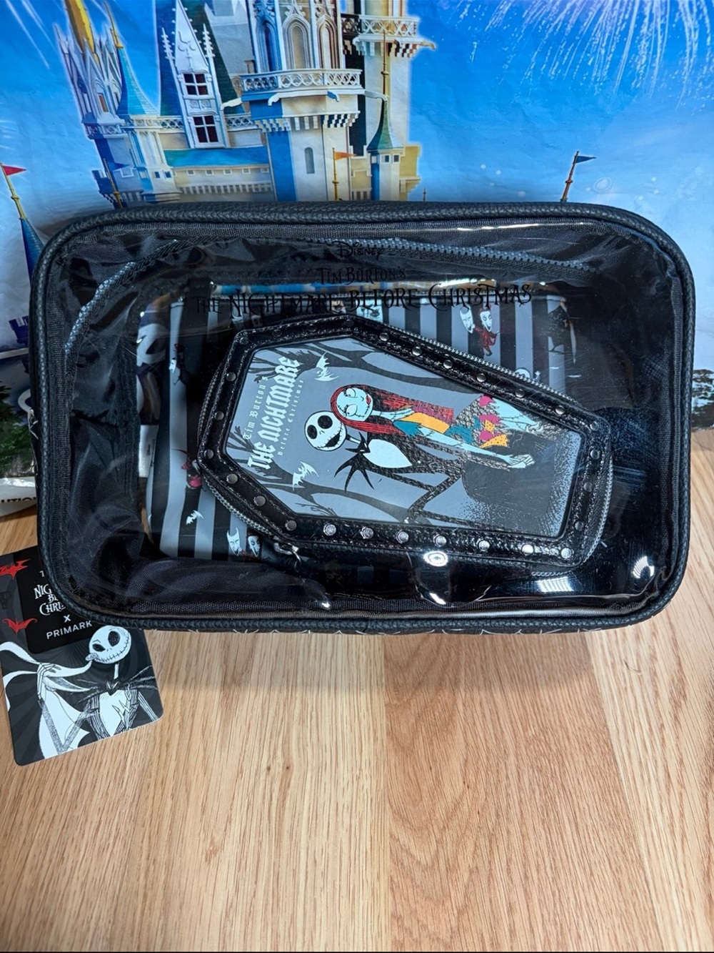 Disney Nightmare Before Christmas 3 Piece Cosmetic Bag Set *Primark* NEW